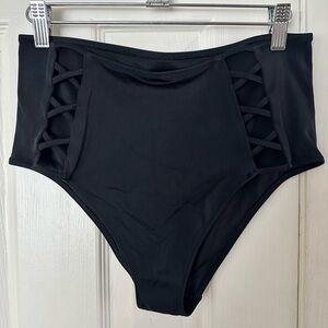 Shade & Shore Black Bikini Bottoms